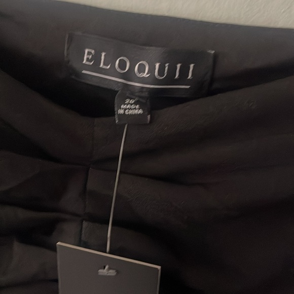 Eloquii Black Bodycon Dress with Cutout, Size 20 - NWT - Picture 4 of 5